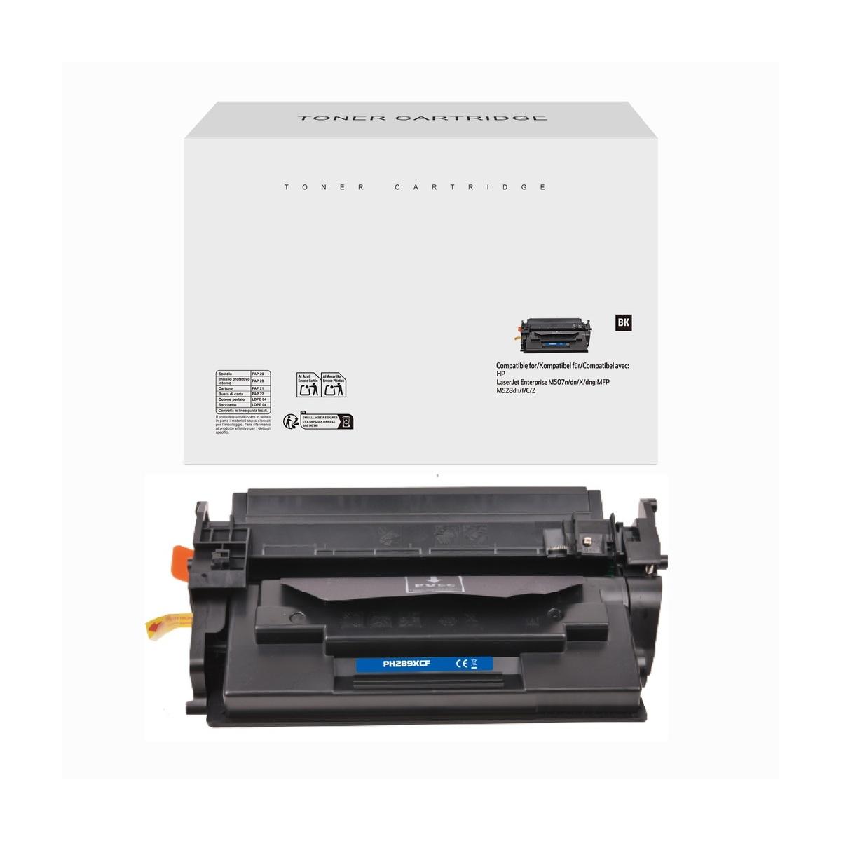 Toner Rigenerato (CF289X, 89X) per HP LaserJet Enterprise M507x (10K)