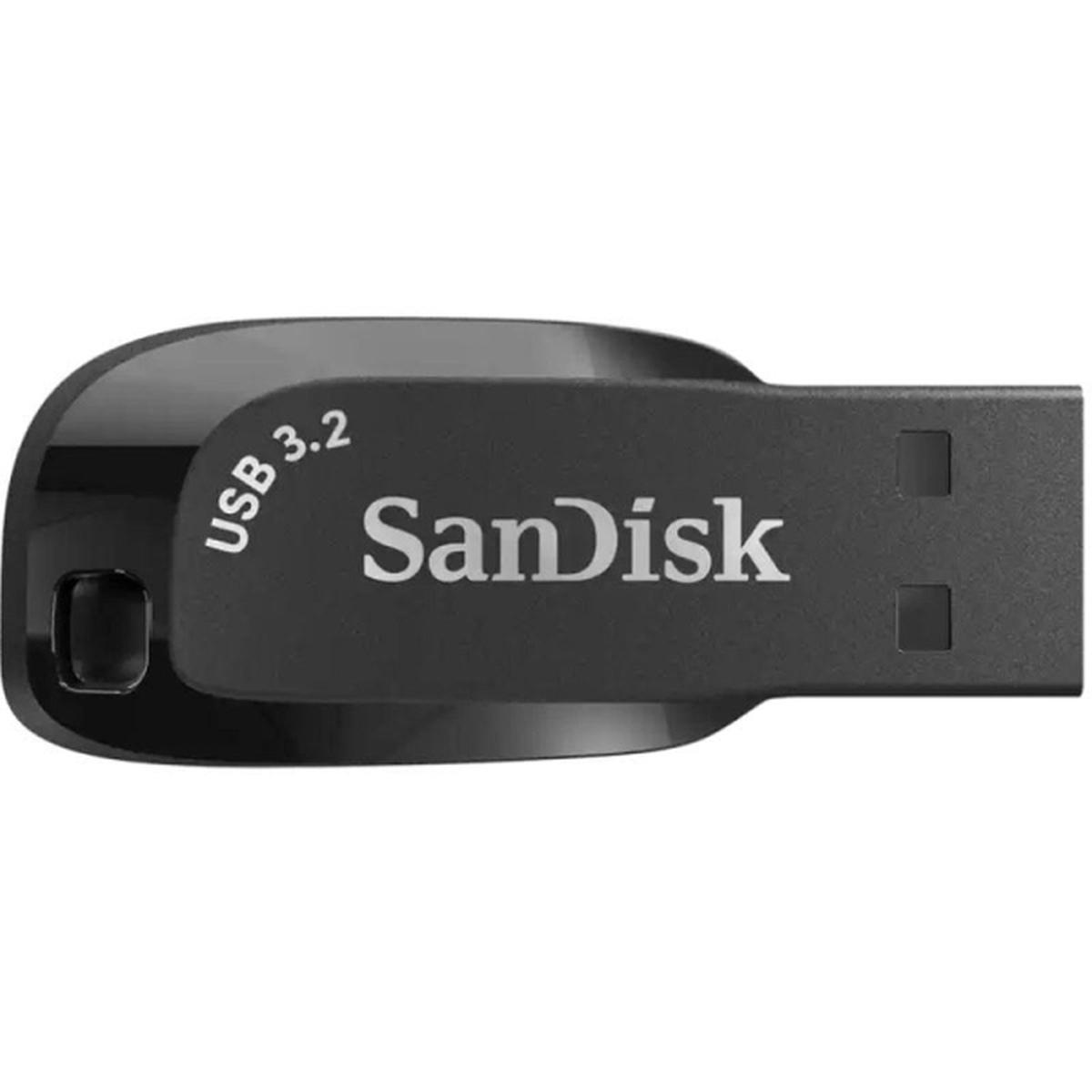 PenDrive USB Sandisk Ultra Shift da 128 GB - 3.2 Gen 1 - Velocità di lettura 100 MB/s - Nero
