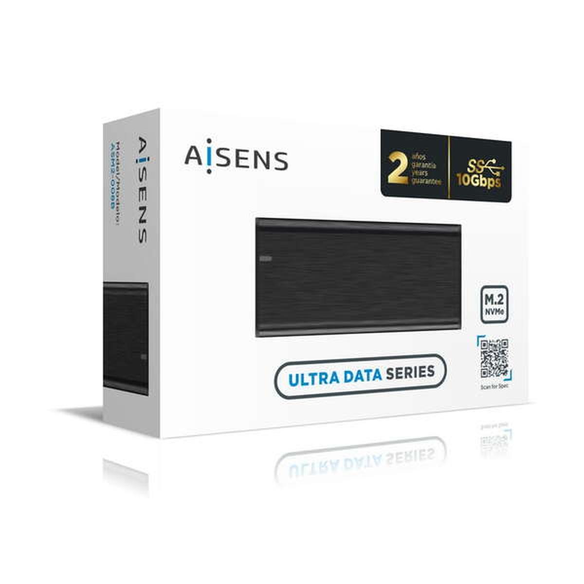 Box Esterno M.2 (NGFF) per SSD M.2 NVMe su USB3.2 GEN2 - Nero