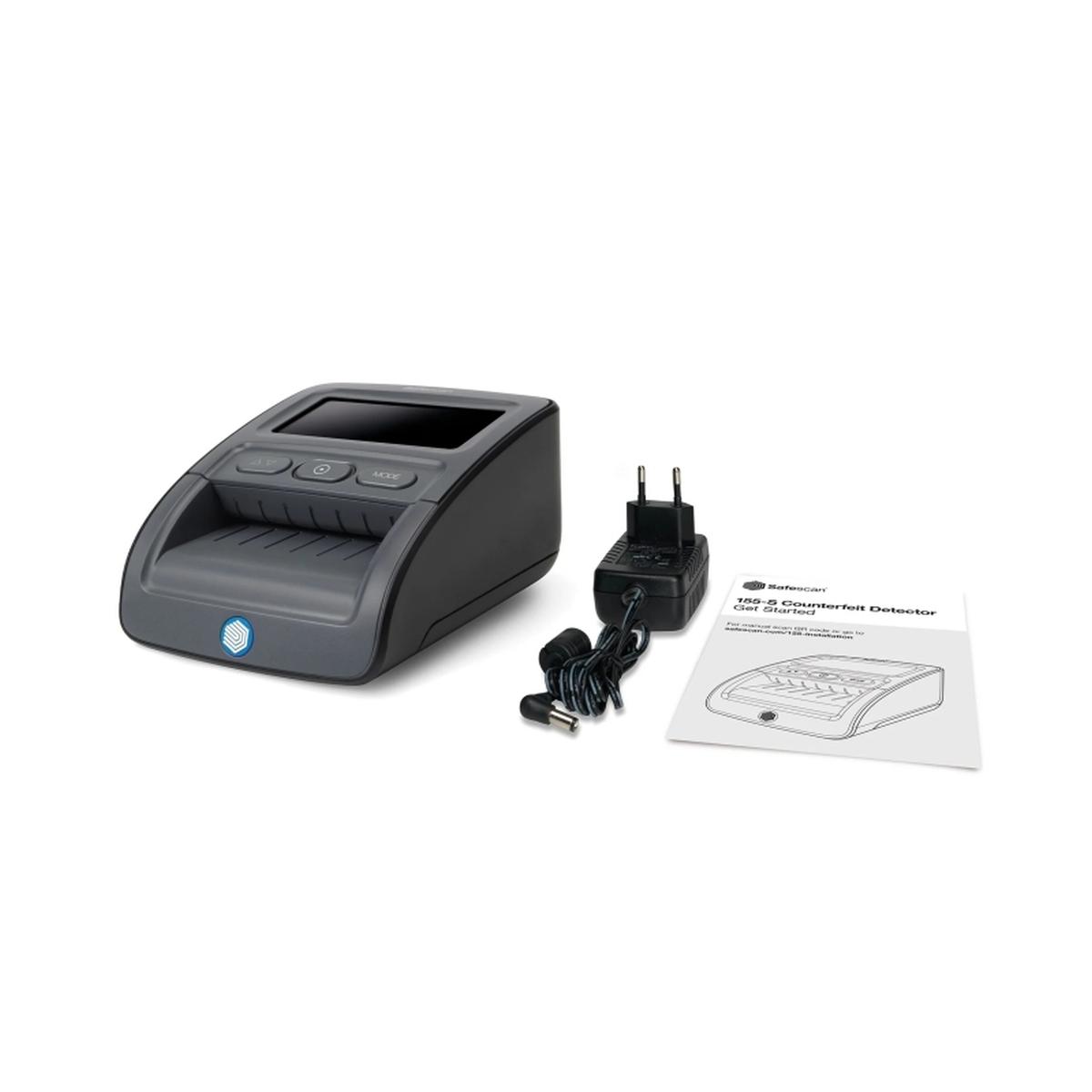 Rilevatore di banconote false Safescan 155-S - 7 sistemi di verifica - Rilevamento e conteggio - Display LCD