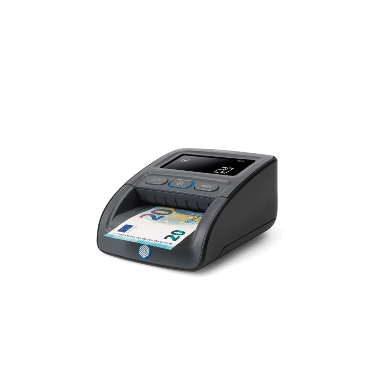 Rilevatore di banconote false Safescan 155-S - Rilevatore automatico di banconote false - Batteria e impilatore inclusi - Controlla, conta e impila