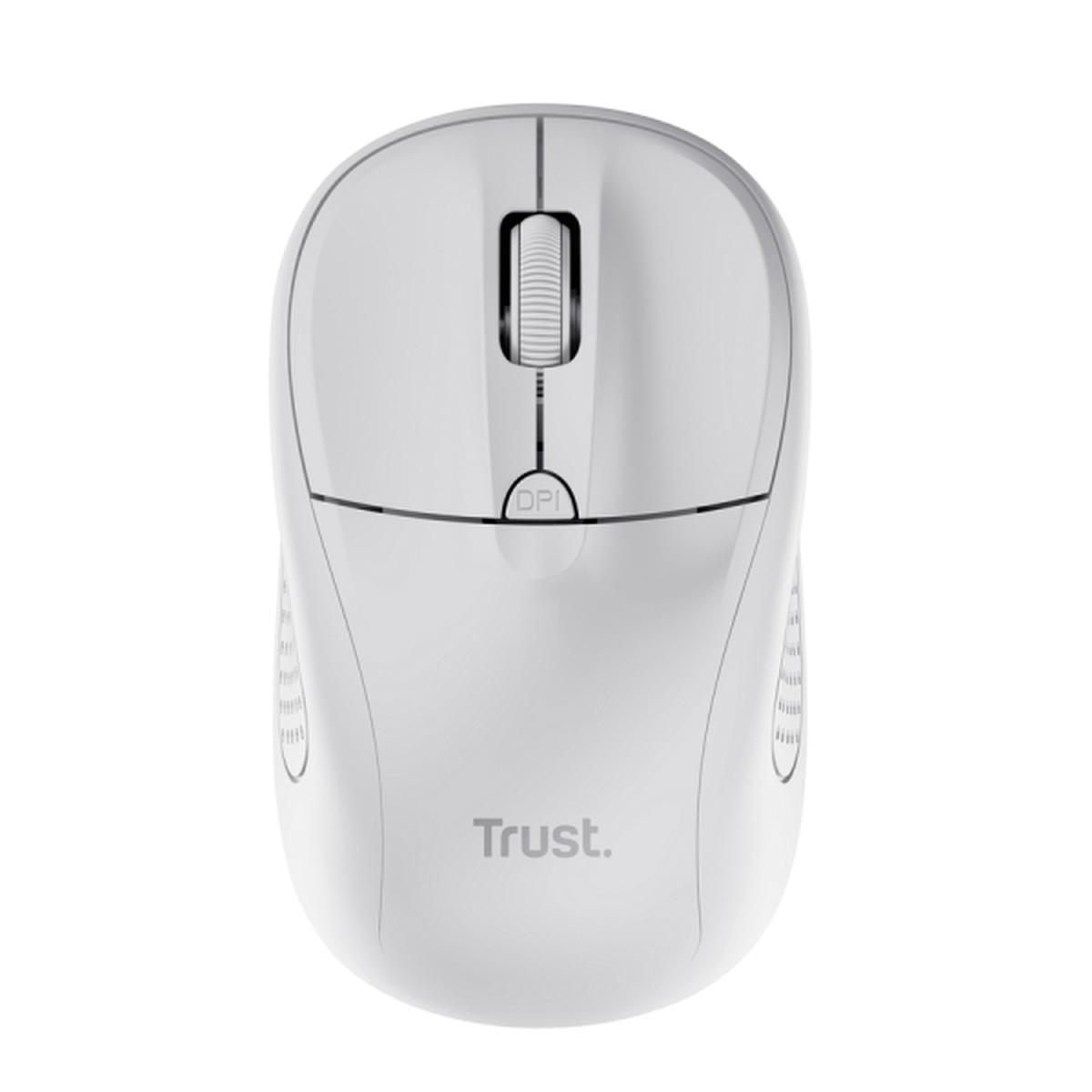 Mouse wireless Trust Primo - 1600 dpi - 4 pulsanti - Bianco