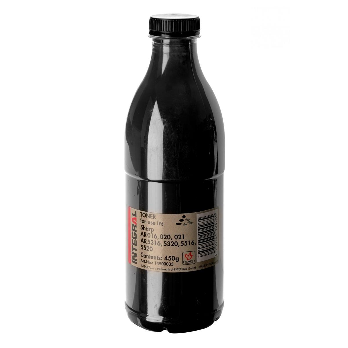 Bottiglia Toner Compatibile INTEGRAL (AR-016T) per Sharp AR5120, AR5015 (450gr)