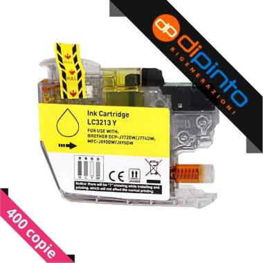 Cartuccia Compatibile (LC3211Y, LC3213Y) per Brother DCP-J772DW (400K) GIALLO XL