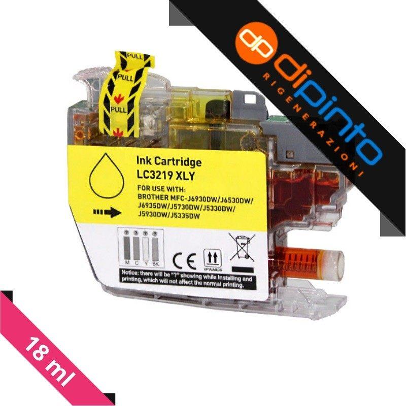 Cartuccia Compatibile (LC3219XLY) per Brother MFC-J6930DW (1,5K) GIALLO XL
