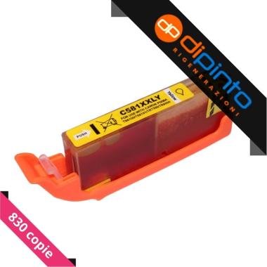 Cartuccia Compatibile (CLI-581XXLY) per CANON TS6150 (0,830K) GIALLO