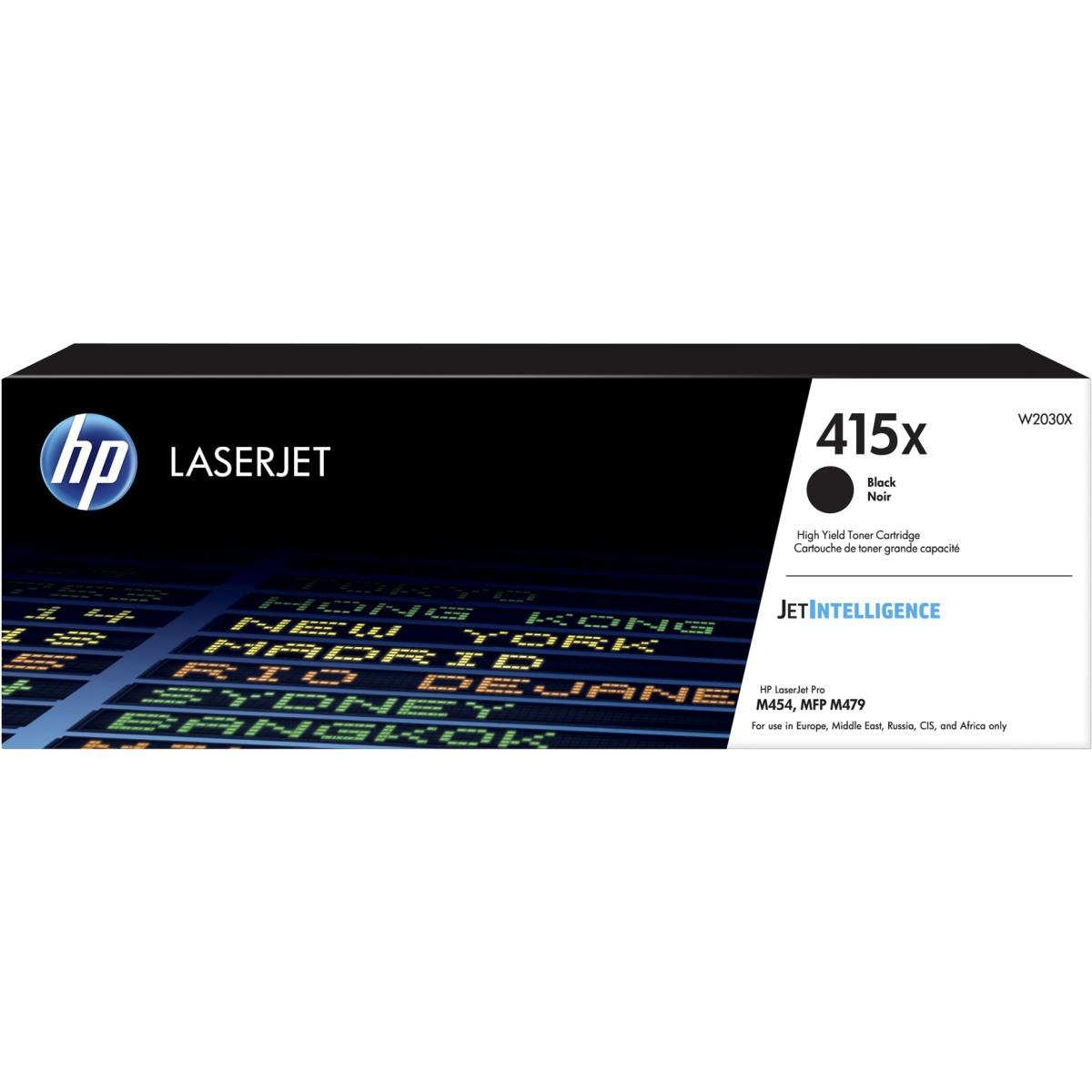 Toner originale (W2030X, 415X) HP Color LaserJet Pro M454dw (7,5K) NERO