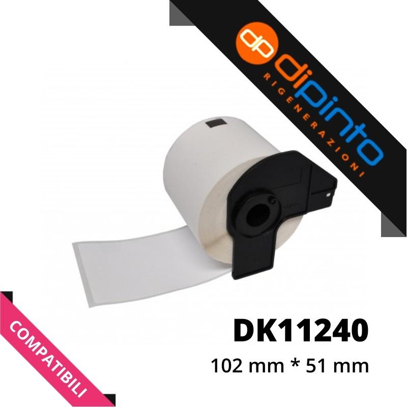 Etichette Compatibili per BROTHER P-Touch (DK-11240) (102x51) (600pz)