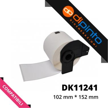 Etichette Compatibili per BROTHER P-Touch (DK-11241) (102x152) (200pz)