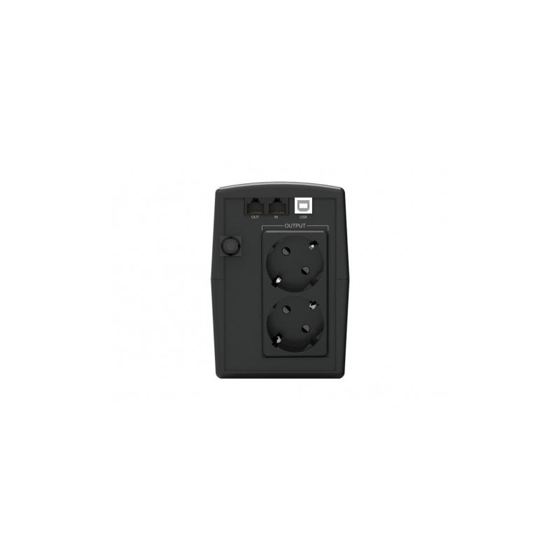 GRUPPO DI CONTINUITA' Conceptronic Zeus UPS 850VA 480W UPS - Batteria 12V / 7,5Ah - 2 Spine Schuko