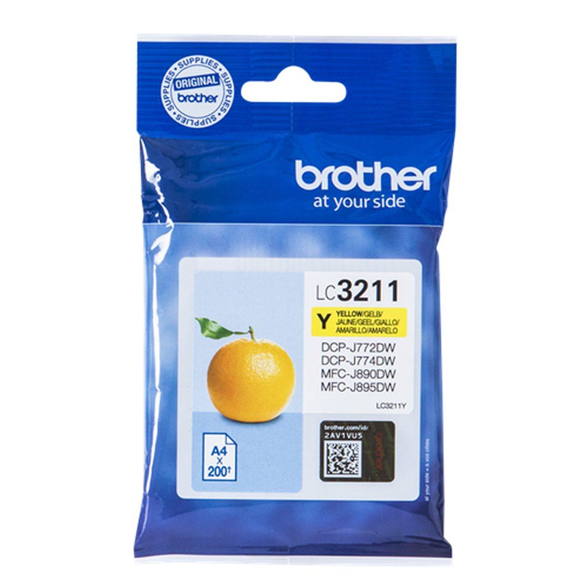 Cartuccia Originale (LC3211, LC3211Y) Brother DCP-J772DW (0,2K) GIALLO