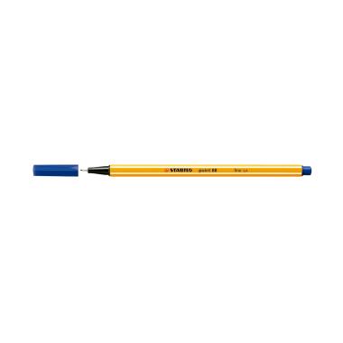 Stabilo Point 88 pennarello a punta fine in fibra - corsa 0,4 mm - inchiostro a base d'acqua - colore blu scuro