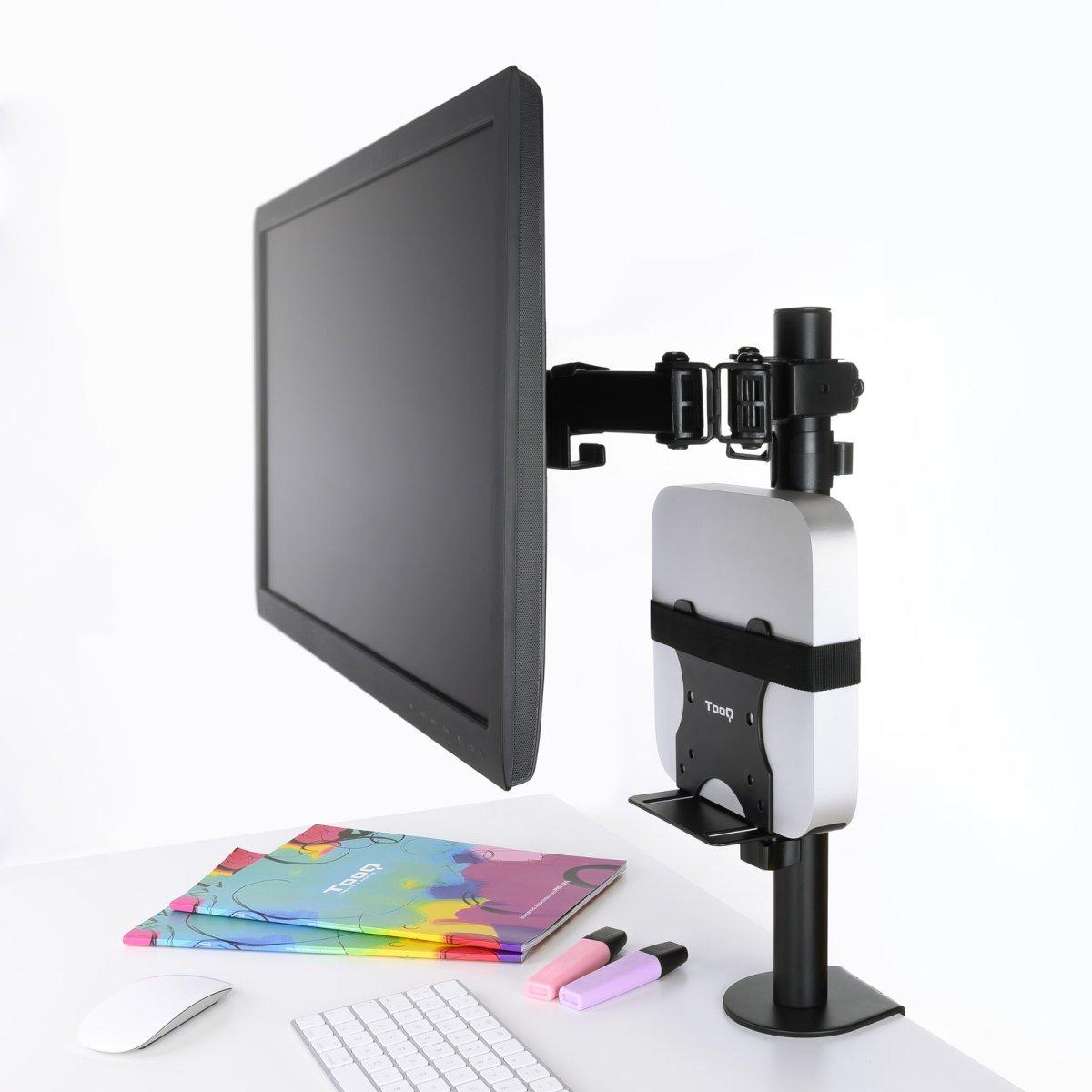 Supporto mini PC - 4 opzioni di installazione - colore nero