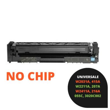 Toner Compatibile ProPart (W2031A, W2211A, W2411A, 055C) per HP Color laserJet Pro M155 (2,1K) CIANO - NO CHIP