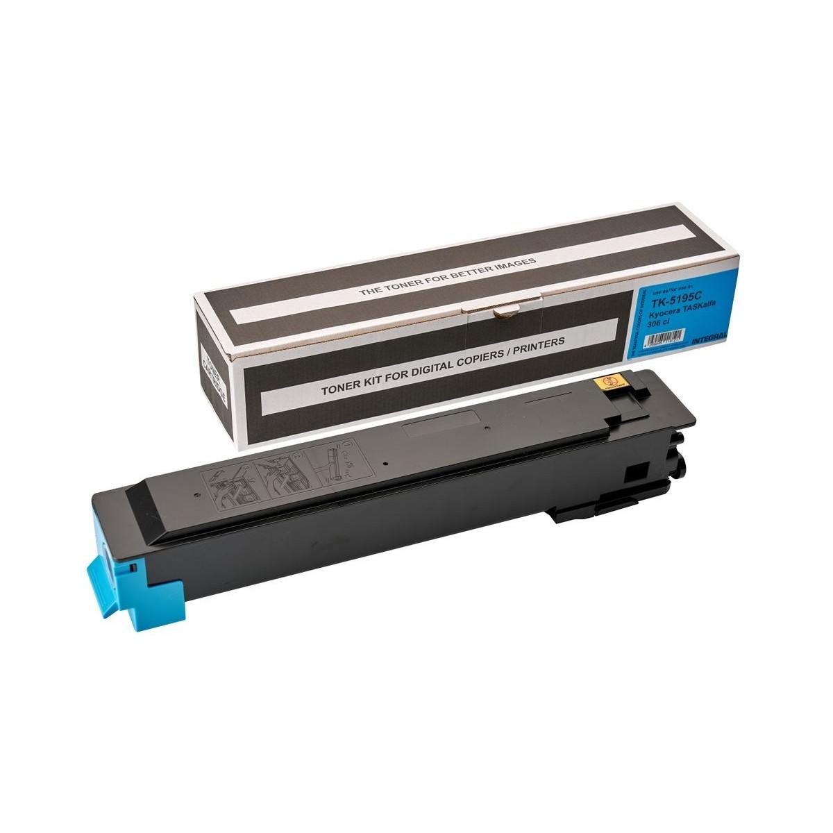 Toner Compatibile INTEGRAL (TK-5195C) per KYOCERA TASKalfa 306ci (7K) CIANO