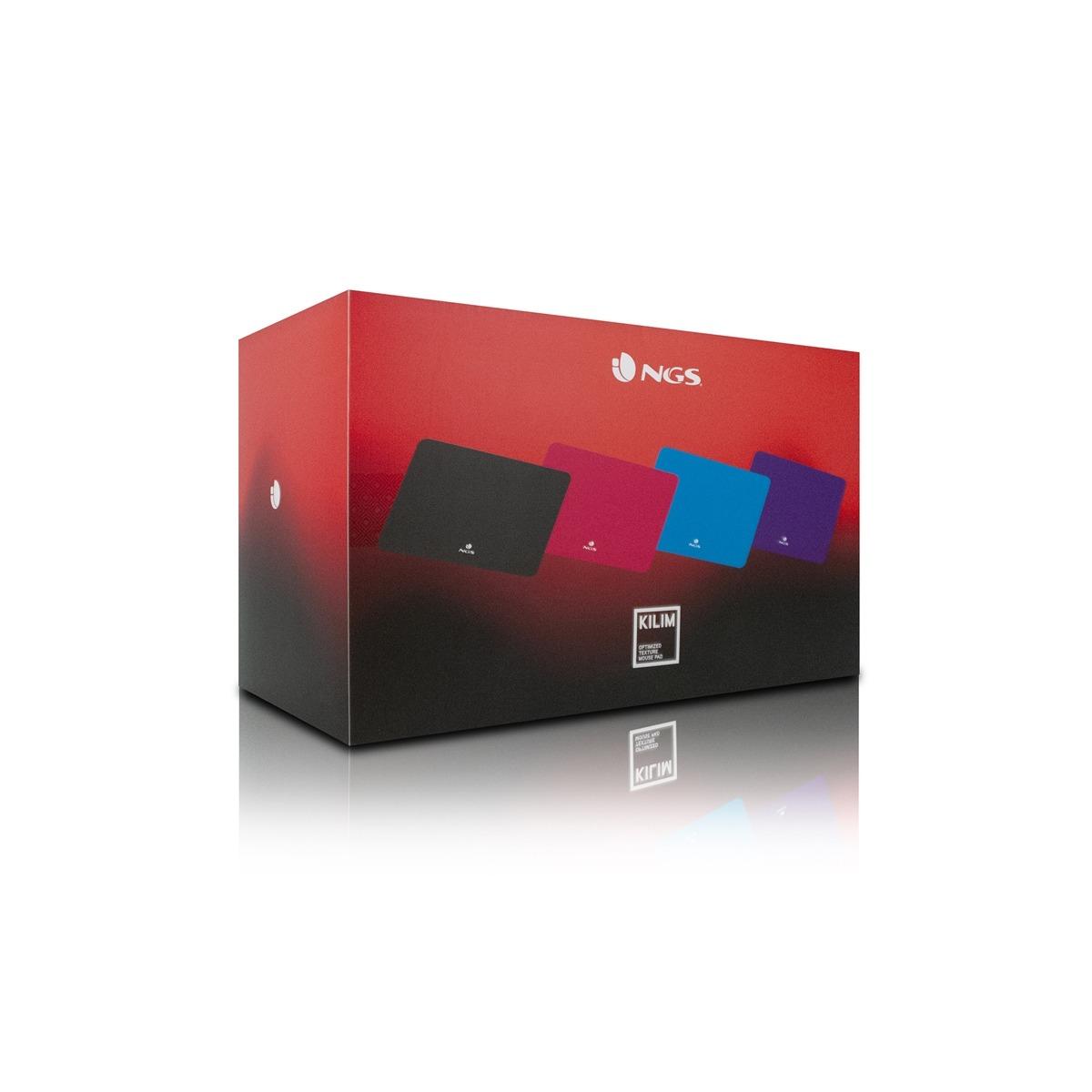 NGS Kilim Display da 32 Mouse Pad - Misure 25x21 cm - Microfibra - Colori Assortiti