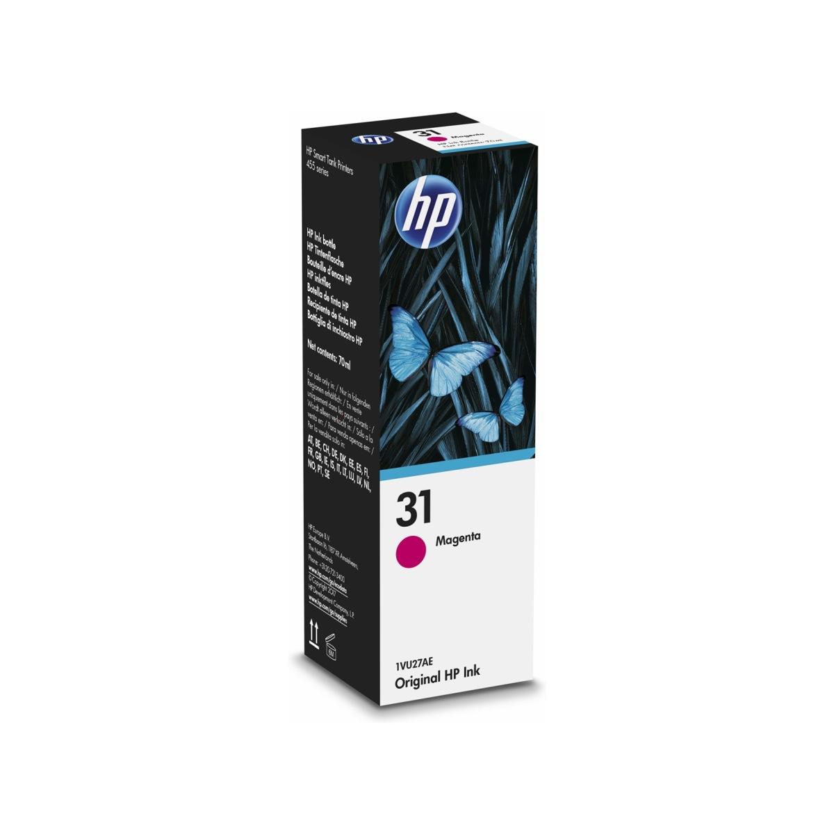 Inchiostro Originale (1VU27AE, 31) HP Smart Tank 450 (70ml) MAGENTA