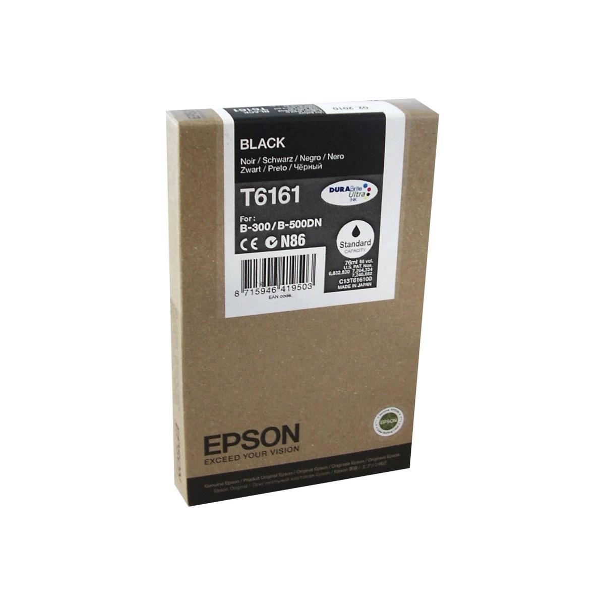 Cartuccia Plotter Originale (C13T616100, T6161) Epson B300 (3K) NERO