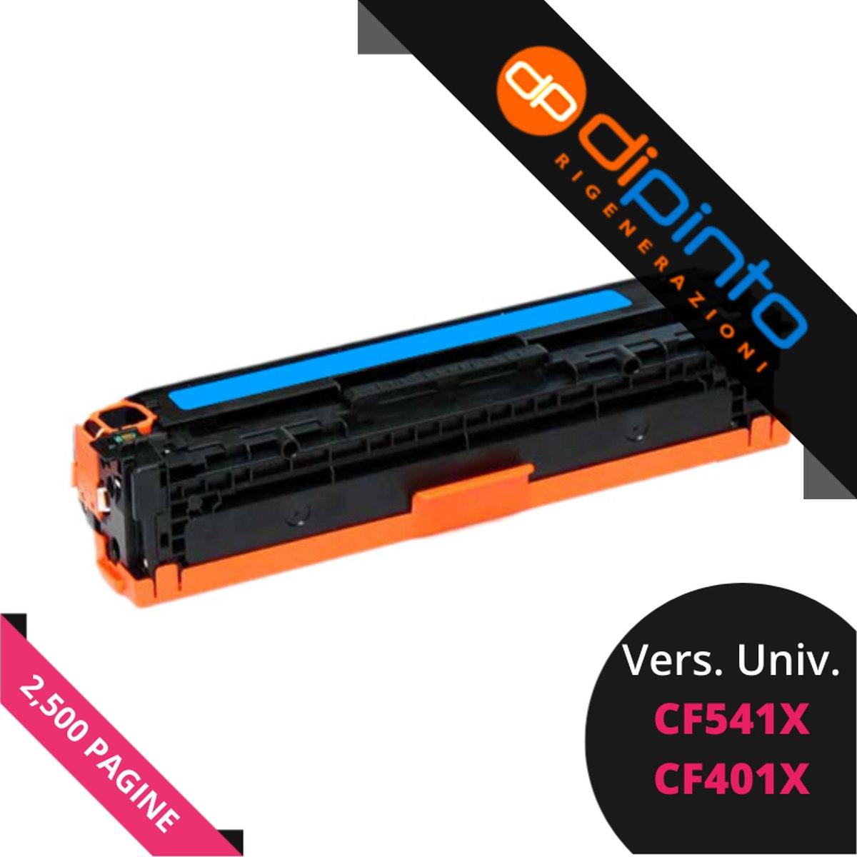 Toner Compatibile (CF541X, CF401X, 045H, 054H) per HP MFP M280nw (2,5K) CIANO XL