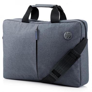 Borsa HP Essential con caricamento dall'alto per laptop fino a 15,6 pollici - Tasca verticale esterna - Maniglia e tracolla per il trasporto - Imbottita - Colore grigio