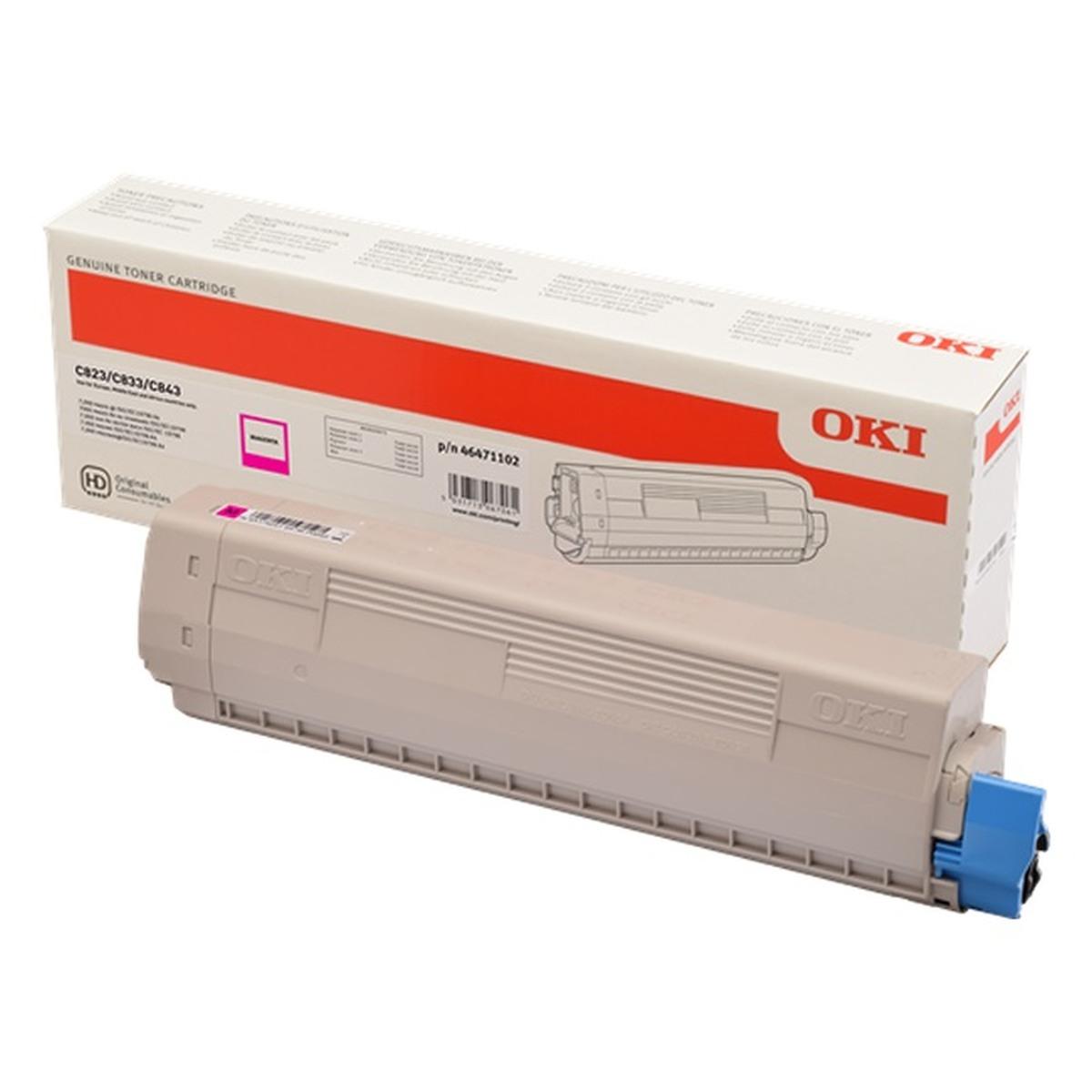 Toner Originale (46471102) OKI C823 (7K) MAGENTA