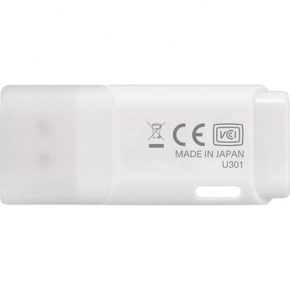 Pendrive Kioxia TransMemory U301 USB 3.2 Memoria 32GB - Bianco