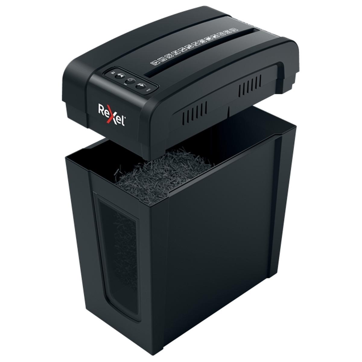 Rexel Secure X8-SL Distruggi documenti manuale con taglio a particelle Whisper-Shred - Distrugge fino a 8 fogli - 14L