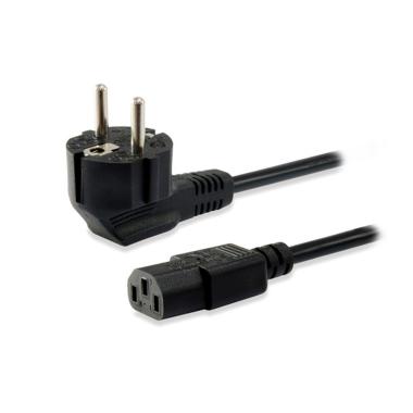 CAVO alimentazione C13  a Schuko femmina / maschio da 1,8 m nero