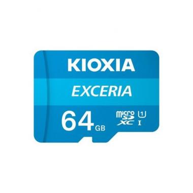 Scheda di Memoria Kioxia Exceria Micro SDXC Card 64GB UHS-I Classe 10 con adattatore