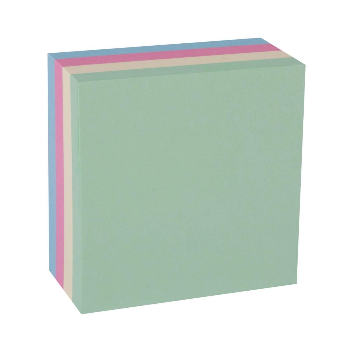 Blocco Note Apli Cubo da 400 Sticky Notes 75 x 75 mm - Colori Pastello Assortiti